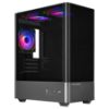 Picture of Prologix Lumi GM-01AB Glass Black: Midi Tower, MicroATX/ITX, 3 x 120 mm ARGB Fans Included, 120 mm Rear& 280 mm Top Radiator Support, Tempered Glass