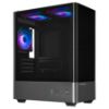 Picture of Prologix Lumi GM-01AB Glass Black: Midi Tower, MicroATX/ITX, 3 x 120 mm ARGB Fans Included, 120 mm Rear& 280 mm Top Radiator Support, Tempered Glass