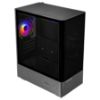Picture of Prologix Lumi GM-01AB Glass Black: Midi Tower, MicroATX/ITX, 3 x 120 mm ARGB Fans Included, 120 mm Rear& 280 mm Top Radiator Support, Tempered Glass