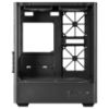 Picture of Prologix Lumi GM-01AB Glass Black: Midi Tower, MicroATX/ITX, 3 x 120 mm ARGB Fans Included, 120 mm Rear& 280 mm Top Radiator Support, Tempered Glass