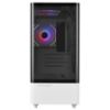 Picture of Prologix Lumi GM-01AW Glass White: Midi Tower, MicroATX/ITX, 3 x 120 mm ARGB Fans Included, 120 mm Rear& 280 mm Top Radiator Support, Tempered Glass