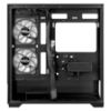 Picture of Prologix Axon GM-03AB Glass Black: Midi Tower, MicroATX/ITX, 3 x 120 mm ARGB Fans Included, 120 mm Rear& 360 mm Top Radiator Support, Tempered Glass