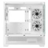 Picture of Prologix Axon GM-03AW Glass White: Midi Tower, MicroATX/ITX, 3 x 120 mm ARGB Fans Included, 120 mm Rear& 360 mm Top Radiator Support, Tempered Glass